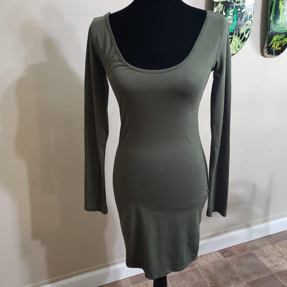 Olive Comment Sold Dress